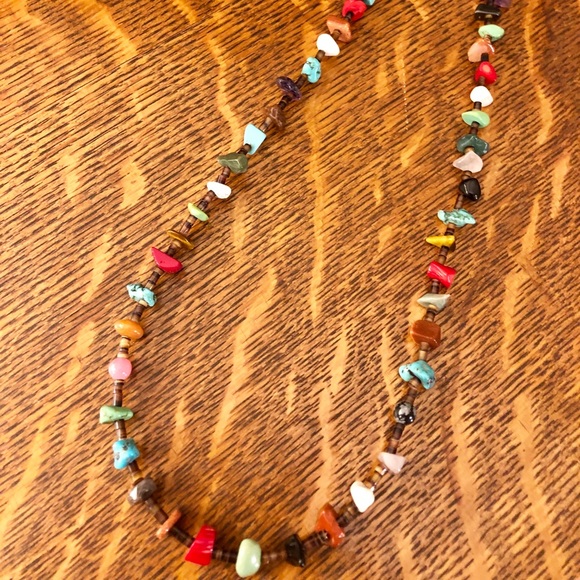 SOLD!!Native American multi gem necklace! - Picture 1 of 3